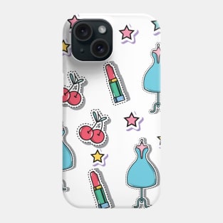 Girly things sticker collections Phone Case