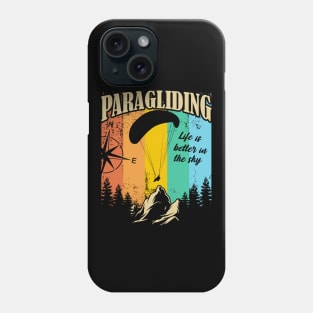 Paragliding Paraglider Mountains Phone Case