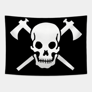 Skull Tomahawk Tapestry