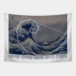 Big Wave in Kanagawa Tapestry