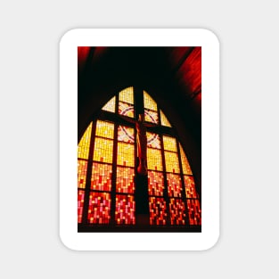 Multicolored church close up photography Magnet