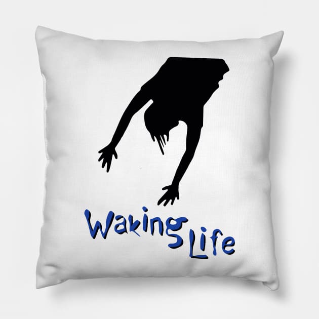 Waking Life Movie Pillow by KrateMilk