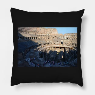 The Colosseum at Dusk Pillow