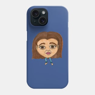 Giant Head With Legs Girl Phone Case