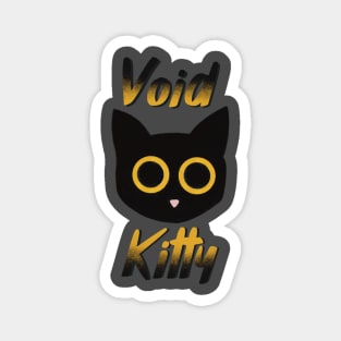 Void Kitty Cat of Darkness Punk Design Magnet