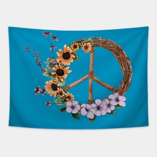 Peace symbol Tapestry