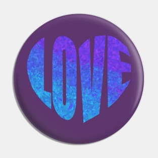 Love in heart shape Pin