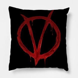 V For Vendetta Sign Pillow