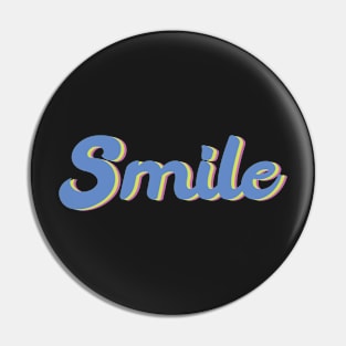 Smile Retro 70's Pin