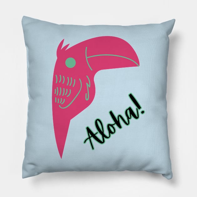 Aloha Summer! Pillow by BilliamsLtd