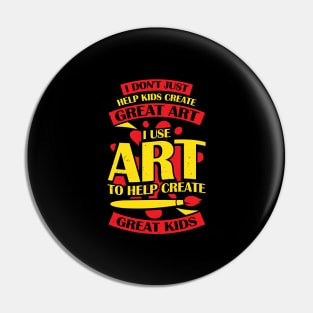 Art Teacher Job Profession Gift Pin