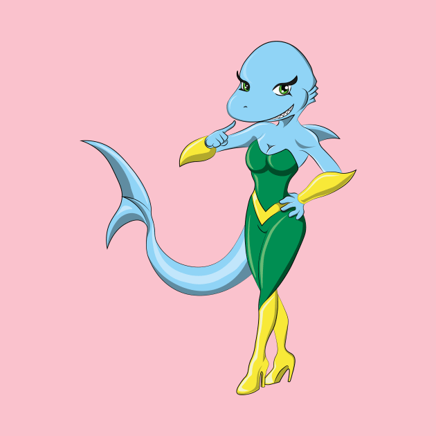 Sharky Girl by Zelphir Store