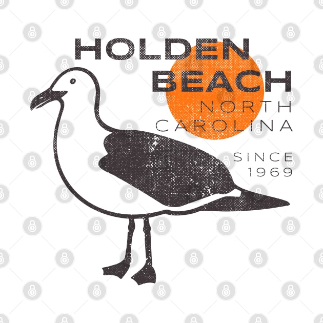 Holden Beach, NC Seagull Sunrise The Family Beach by Contentarama