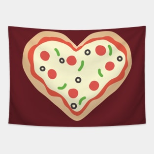 Pizza Heart Tapestry