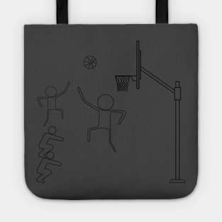 Basketball Motivational illustration Tote