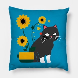 A calm cat today Pillow