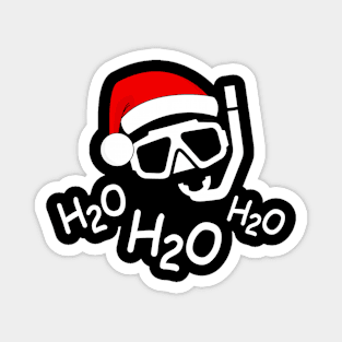 Scuba Diving Christmas / Scuba H2o H2o H2o Magnet