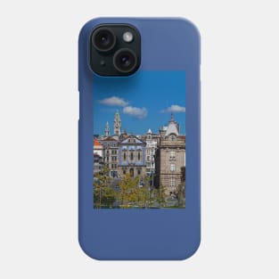 Portugal. Porto. Church Dos Congregados & Sao Bento Train Station. Phone Case