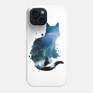 Cat and loneless Phone Case