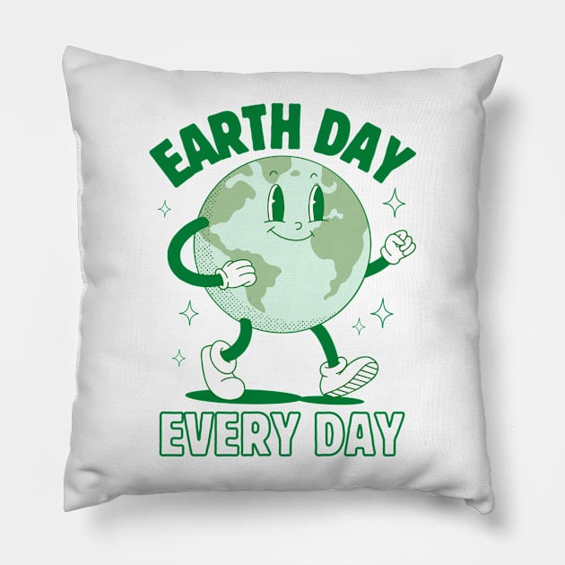 Earth Day Everyday Pillow by Bruno Pires