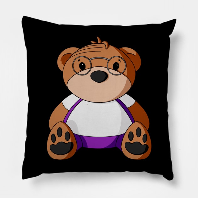 Grandpa Teddy Bear Pillow by Alisha Ober Designs