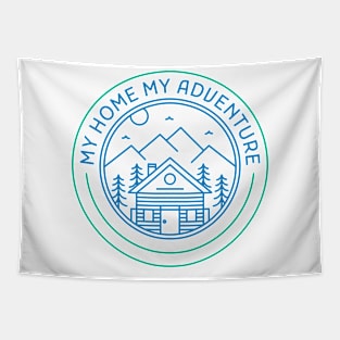 My Home My Adventure Tapestry