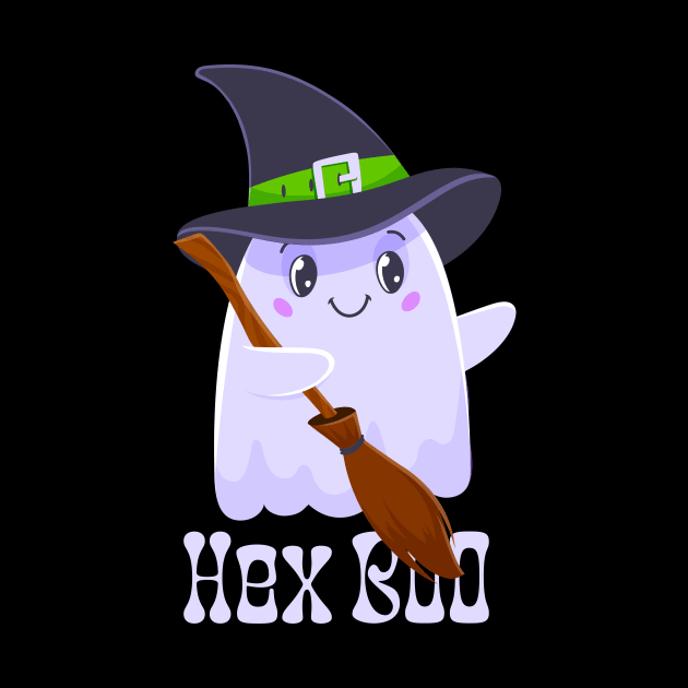 Hex Boo Funny Ghost by WeAreTheWorld