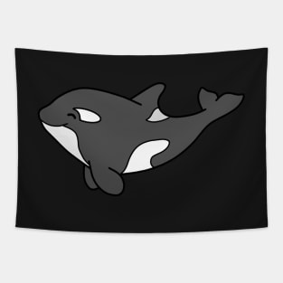 Cartoon Orca Tapestry