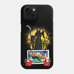 Greetings From Florida Grim Reaper Phone Case