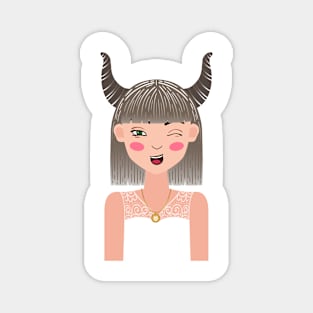 The Girl Sweetest Taurus on Earth - Taurus Magnet