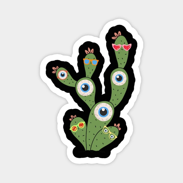 Funky cactus Magnet by Dipiiii