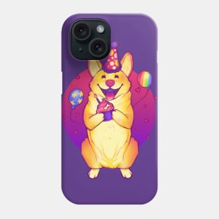 Birthday Corgi Phone Case