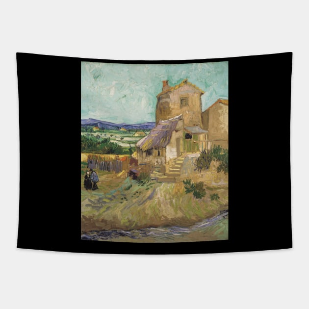 Van Gogh: The Old Mill 1888 Tapestry by The_Art_Collector