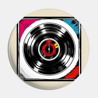 Vinyl Record Artwork Pin