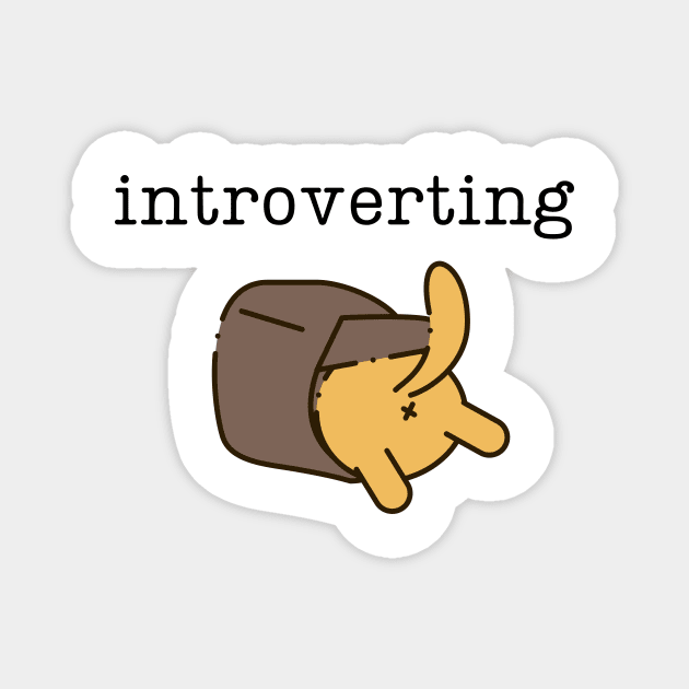 Introverting Magnet by twentysevendstudio