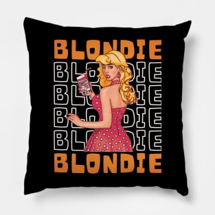 Atomic Explosively Blondie Pillow