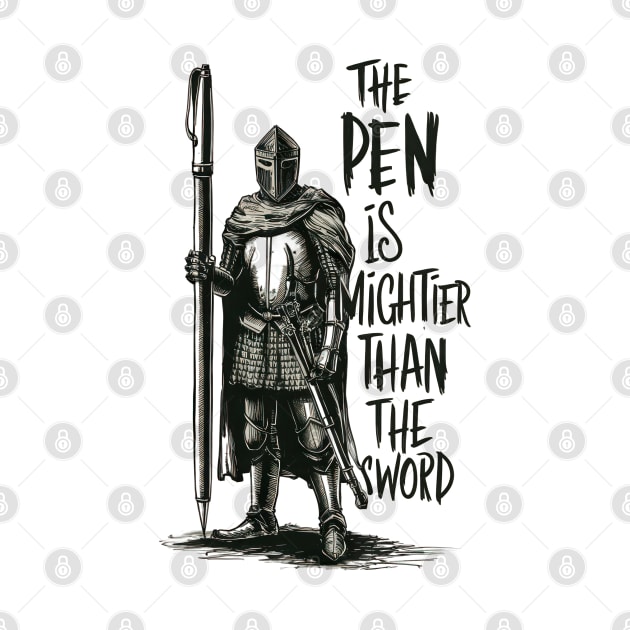 The Pen is Mightier Than The Sword. by TooplesArt