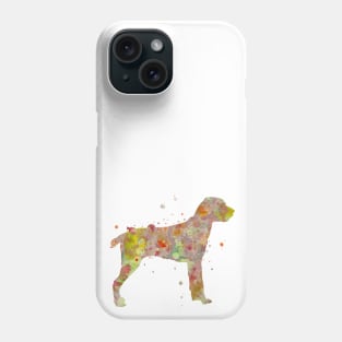 Cesky Fousek Dog Watercolor Painting Phone Case