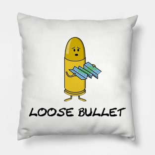 Funny drawing of a Lost Ball Pillow