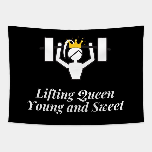 Lifting Queen, Young And Sweet Shirt Tapestry by Conundrum Cracker