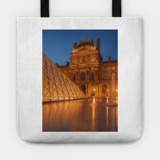 The Louvre by night Tote