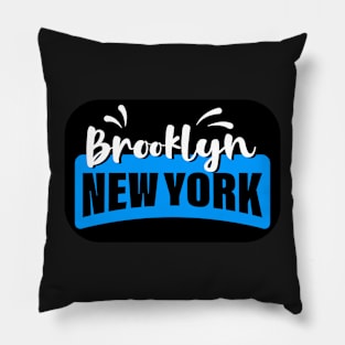 Brooklyn New York City NYC Lovers Souvenir Pillow