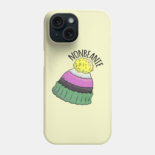 Nonbinary Pride Beanie Phone Case by nonbeenarydesigns