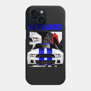 Ford Mustang White Phone Case