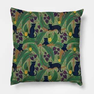 Panthers and Pineapples Pillow