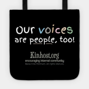 Voices are People Too Tote