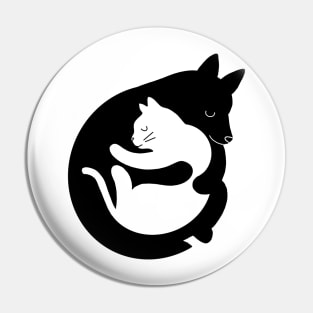 Cat And Dog Minimalist Collection Pin