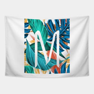 Tropical Alphabet “M” Tapestry