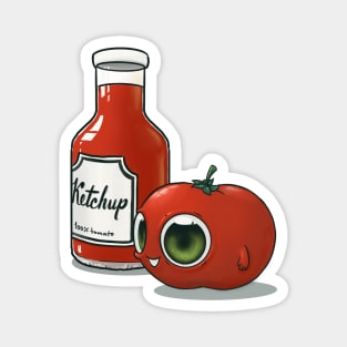 Tomato & Ketchup BFFs Magnet