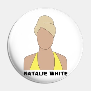 Natalie White Pin